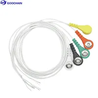 Пружинный ЭКГ-кабель goochain, электрод для физиотерапии