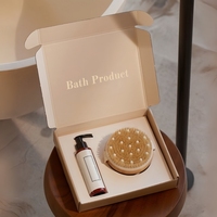 Boîte en carton ondulé pour emballage de coffret de soins de la peau de luxe avec logo personnalisé, coffret cadeau cosmétique et parfum, boîte d'expédition avec insert en papier