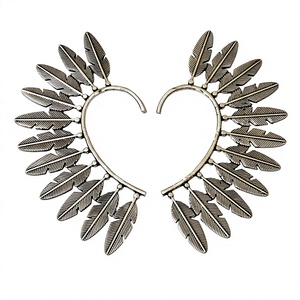 Bijoux indiens en argent plaqué 925, dernière mode, boucles d'oreilles Design, bijoux Destiny - Product Image 2