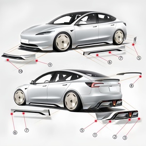 Kit Carrozzeria Sportivo per Aggiornamenti Tesla <span class=keywords><strong>Model</strong></span> <span class=keywords><strong>3</strong></span> 23-26 - Product Image 1