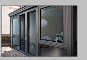 Modernes Design Wetterfestes Energiesparendes Freistehendes Pyramiden-Gewächshaus Wasserdichte Outdoor-Lagerhalle aus Aluminium für Villen - Product Image 4