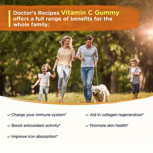 Gomitas de Vitamina C Veganas OEM/ODM, Suplementos Multivitamínicos para Huesos y Músculos Saludables, Suplementos Herbales, Vitamina - Product Image 5