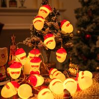 Weihnachts lichterketten mit kreativem Schneemann-und Weihnachtsmann-Design IP65 Whole some Decorative Lighting für Home Window Display