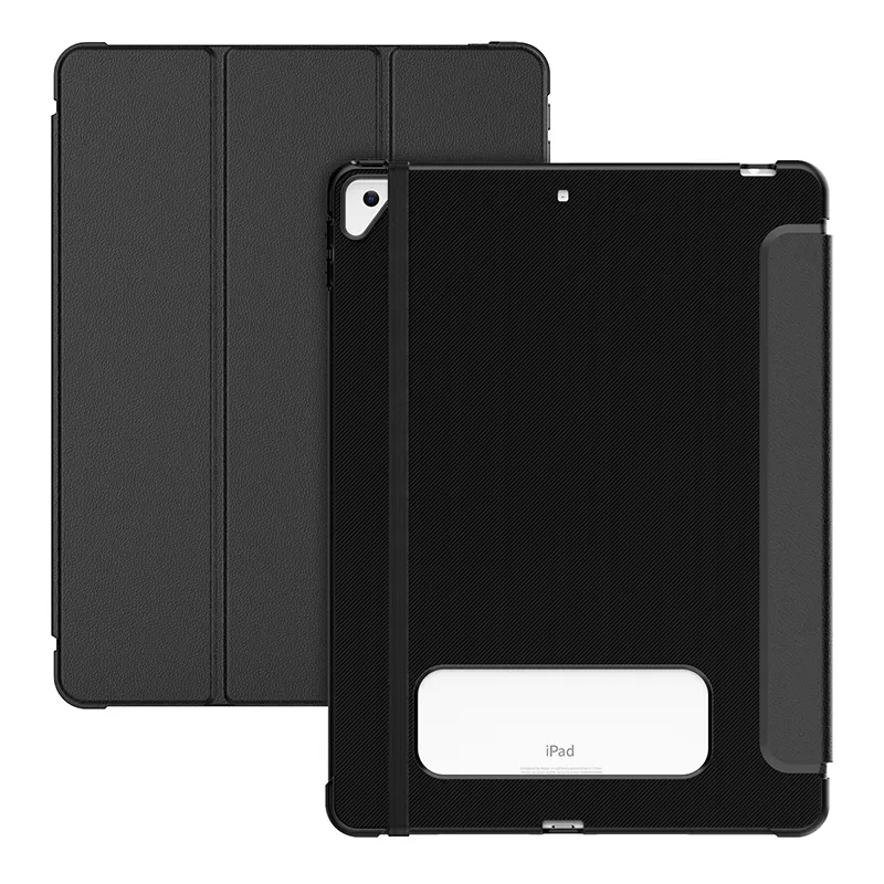 Iş tarzı tablet deri iPad kılıfı 9 Gen 10.2 inç evrensel cüzdan standı deri kılıf