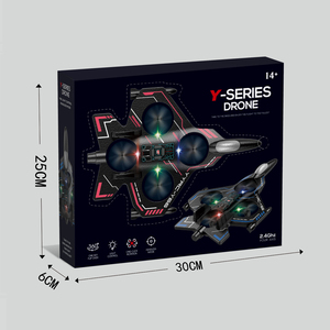 Avion de combat en mousse télécommandé 2,<span class=keywords><strong>4</strong></span> GHz à quatre axes, portée 60 m, intérieur/extérieur, <span class=keywords><strong>4</strong></span> canaux, câble USB - Product Image 3