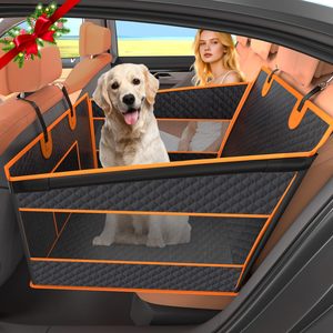 Kursi Booster Mobil untuk Hewan Peliharaan dengan Desain Bernapas, Sabuk Pengaman, Tahan Air & Ramah Lingkungan, Hammock untuk Perjalanan Anjing dan Kucing - Product Image 1