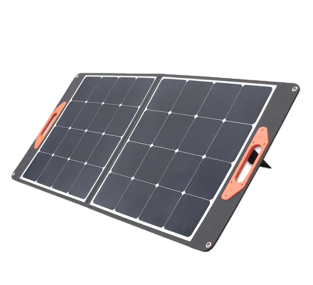 Hot Outdoor Solar Panels 100W 200W Monocrystalline 18V 24V Portable Solar Panel Foldable for Power Station Charger