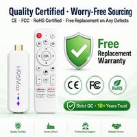 Nouveauté 2026 Clé TV Amlogic S905L3 Quad Core 4K 2 Go RAM 16 Go ROM Dual 5G WiFi Android 14 Boîtier Décodeur Clé Fire TV