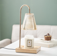Diffuseur d'arômes sans flamme de luxe abordable, chauffe-cire en verre, lampe à bougie d'ambiance pour chambre à coucher, pour huiles essentielles