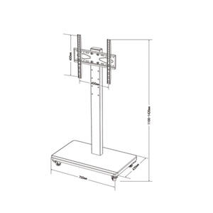 Soporte Móvil para <span class=keywords><strong>TV</strong></span> de Piso KELMY de Acero Laminado en Frío para Monitores y Televisores de 32-55 Pulgadas - Product Image 2