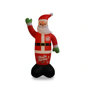Decoración Navideña Inflable de Santa Claus para Exteriores, 322.8 cm, Multicolor, PVC - Product Image 1