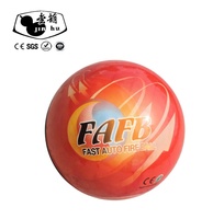 Boule extinctrice de feu sphérique rouge orangé, disponible en 1,3 kg, 0,5 kg et 4 kg