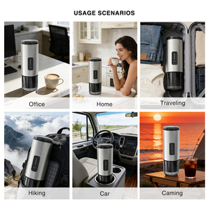 <span class=keywords><strong>Cafetera</strong></span> Portátil 3 en 1 Compatible <span class=keywords><strong>con</strong></span> Cápsulas Nes/<span class=keywords><strong>Dolce</strong></span> <span class=keywords><strong>Gusto</strong></span> y Café Molido, <span class=keywords><strong>Cafetera</strong></span> Manual de 15 Bares - Product Image 5