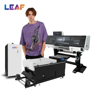 LEAF סין מחיר יצרן חמה למכירה DTF מדפסת דיגיטלית עבור מכונת הדפסת חולצת טריקו מכונת מטהר פודרה שייקר