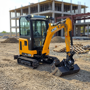 Used JCB Mini Excavator 19C 2 Ton Crawler Digger Compact Hydraulic 120kW for Engine 2-Year Warranty 0.12m Bucket High - Product Image 1