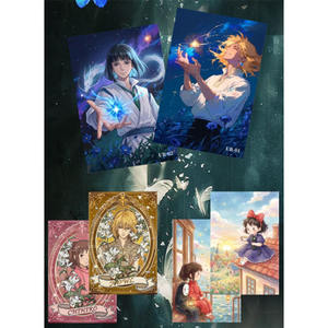 Colección Completa de Ilustraciones de la Serie Shikishi de <span class=keywords><strong>Studio</strong></span> <span class=keywords><strong>Ghibli</strong></span> de YQ Custom, Tableros de Arte Sorpresa Coleccionables de Anime Japonés - Product Image 2