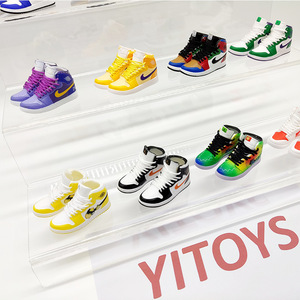 <span class=keywords><strong>Porte</strong></span>-clés en forme de chaussure Aj1, miniature <span class=keywords><strong>3D</strong></span>, chaussures de basket-ball, Michael <span class=keywords><strong>Jordan</strong></span>, Air <span class=keywords><strong>Jordan</strong></span>, Lebron James, Kobe Bryant, figurine tendance, pendentif - Product Image 2