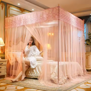 <span class=keywords><strong>Moustiquaire</strong></span> de luxe de style palais, <span class=keywords><strong>grande</strong></span> <span class=keywords><strong>moustiquaire</strong></span> de style palais, décoration de chambre à coucher, <span class=keywords><strong>moustiquaire</strong></span> pour lit double et simple - Product Image 5