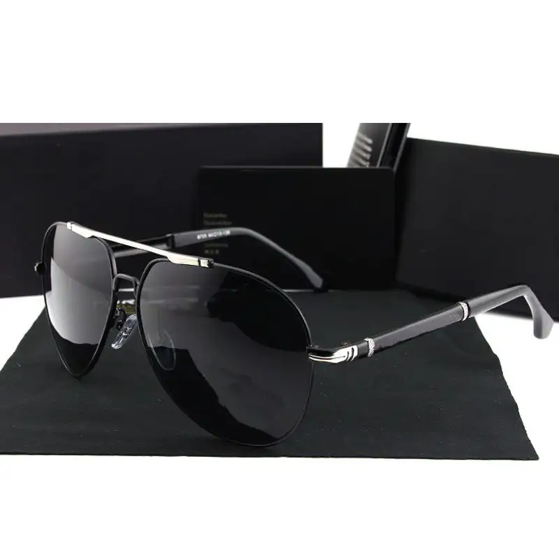Luxe Fashion Custom Lenzenvloeistof Designer Merken Nieuwste Eyewear Gepolariseerde Tinten Mannelijke Zonnebril Zonnebril Voor Mannen 2022