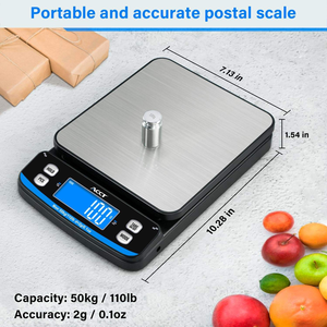 Balance Postale Numérique Précise OEM/ODM pour Bétail, Résolution 50kg/2g, Fonction de Maintien/Tare, pour Bureau et Expédition de Colis AC-Q7 - Product Image 6