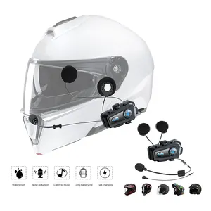 Bluetooth Motorrad Headset Herstellung 1000mAh Akku 70 Stunden Bluetooth 5.3 Sport helm Headset mit Mikrofon