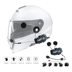 Fabricación de auriculares Bluetooth para motocicleta, batería de 1000mAh, 70 horas, Bluetooth 5,3, casco deportivo, auriculares con micrófono - Product Image 1