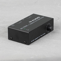 N-Audio AK750s Mini Préamplificateur Phono Audio Professionnel Passif Ultra-Compact en Métal Noir, Sensibilité 102 dB, Garantie 1 An