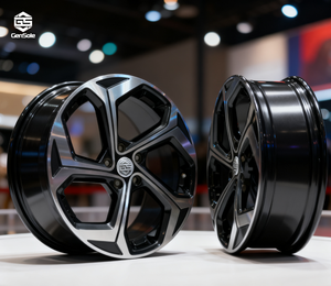 Cerchio in Alluminio Forgiato Gensole 19 Pollici 108mm Nuovo Design Multirazza Finitura Nera per CC Golf 5/6/7/VI/VII/<span class=keywords><strong>T</strong></span>/<span class=keywords><strong>ROC</strong></span> - Product Image 6