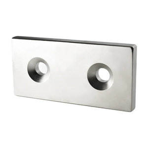 Aimants en néodyme puissants personnalisés N52, aimants permanents rectangulaires en NdFeB avec trou fraisé - Product Image 4