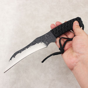 पेशेवर हस्तनिर्मित जाली चाकू प्राचीन उपहार स्टेनलेस स्टील आउटडोर शिकार निश्चित ब्लेड चाकू - Product Image 4