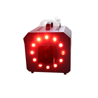 Machine à neige pour scène intérieure 1500W LED RVB Machine à glace sèche effet flocon de neige avec télécommande sans fil pour les fêtes de mariage et les spectacles sur scène