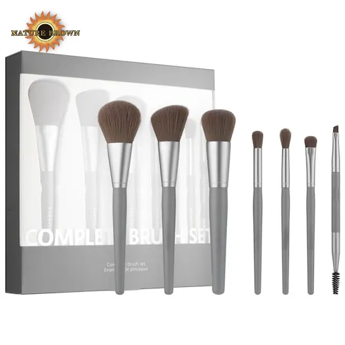 Novas ferramentas de maquiagem completa Beleza Facial Produtos Maquiagem Feminina Mix Brush Feminino Cinza Handle Complete Brush Set