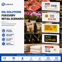 Etiqueta Electrónica de Precio LEEKA ESL P65 Resistente a Salpicaduras, Multicolor, con Tinta Electrónica, Larga Duración de Batería, para Almacenamiento en Frío y Supermercados