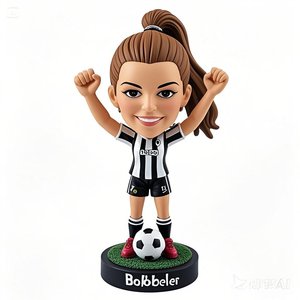 クリエイティブ屋内ホームスポーツモデル環境に優しいカラフルなレジンボブルヘッドサッカー人形ビジネスギフトやホームデコレーション - Product Image 6