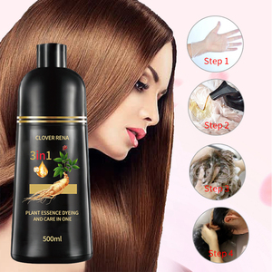 Người Đàn Ông Của Cao Cấp Thảo Dược Tự Nhiên Dầu Gội Đầu Và Râu Dye Kem Cho Chải Chuốt Màu Tóc Sản Phẩm - Product Image 5