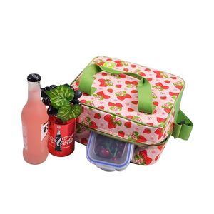 กระเป๋าเก็บอุณหภูมิสำหรับเด็กนักเรียน  แบบมีฉนวนกันความร้อน  ไม่มีสาร BPA  พร้อมโลโก้สั่งทำจากโรงงาน  เหมาะสำหรับเด็กผู้หญิง  ใช้สำหรับเดินป่า  ปี 2026 - Product Image 3