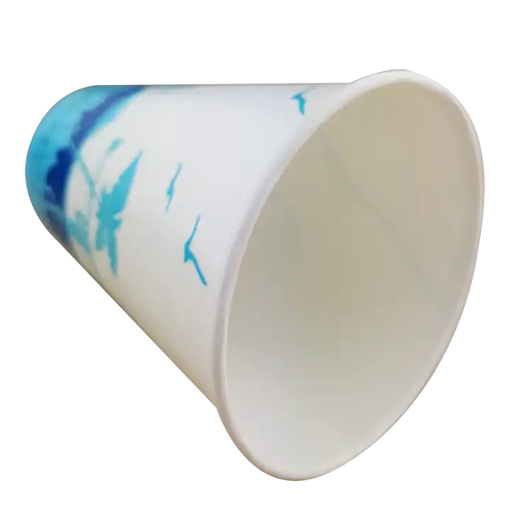 Custom Printed White Compostable Hot Cup