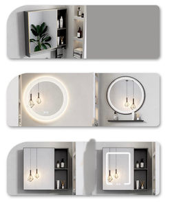 Promotion Meuble-Lavabo de Salle de Bain en Aluminium Spatial avec Vasque, Ensemble Lavabo et Meuble, Vasque pour Balcon - Product Image 6