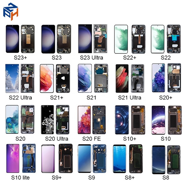 Mobile Phone Spare Parts for Samsung Galaxy S5 S6 S7 S8 S9 S10 S20 S21 S22 S23 S24 Ultra Lcd Screen