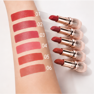 3.5g Organic Long Lasting Natural Look Premium Matte <b>Lipsticks</b> with Black Truffle <b>Lipstick</b> Tube Private Label <b>Custom</b> Packaging - Product Image 5
