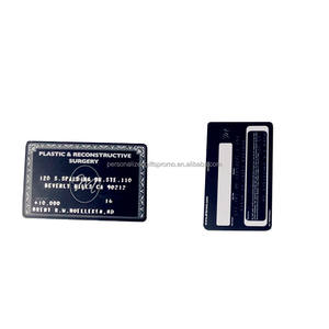 Глянцевая поверхность матовая или матовая может применяться за дополнительную плату роскошные черные визитные карточки VIP - Product Image 1