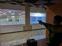 Campo de Entrenamiento Virtual para Clubes de Tiro, Sistema de Entrenamiento de Tiro Profesional, Entrenamiento Interactivo de Proyección