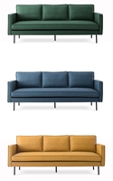 Canapés marley — ensemble de luxe en cuir nordique, métal, marron caramel, chaise de bureau, dessins de luxe, ensemble de meubles de salon modernes
