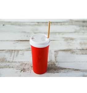 Sustainable BPA Free PP <b>Plastic</b> <b>Drinking</b> <b>Cup</b> with Functional Lid Design for Coffee Tea and Refreshing Summer Drinks Everyday - Product Image 1