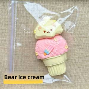 Nuevo Juguete Creativo de Osito de Helado Rosa, de Silicona de Grado Alimenticio, Realista, para Mayores de 14 Años, Regalo para Mejorar el Estado de Ánimo - Product Image 4