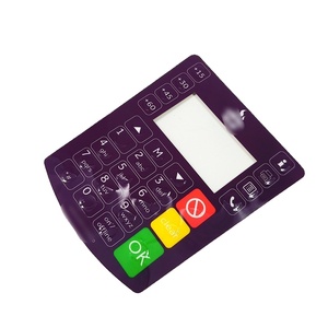 Fabricación de teclado capacitivo serigrafía en relieve botón interruptor de membrana teclado con ventana para electrodomésticos - Product Image 2