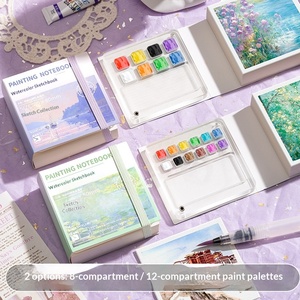 <span class=keywords><strong>Carnet</strong></span> <span class=keywords><strong>de</strong></span> Peinture Créative Détachable Kaba Bear pour Dessin et <span class=keywords><strong>Aquarelle</strong></span>, 24 Couleurs, Couverture Rigide, Portable, avec Stylos et Marqueurs - Product Image 3