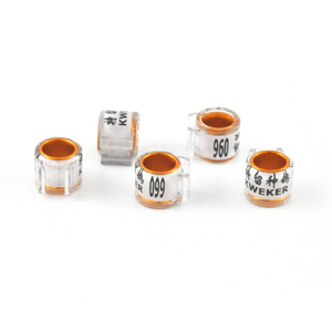 애완 동물 공장 닭 가금류 발 밴드 협회 플라스틱 비둘기 다리 반지 새 비둘기 반지 8mm - Product Image 6