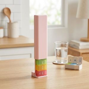 Pastillero Portátil de PP para 7 Días, Organizador Semanal de Medicamentos, Estuche para Vitaminas de Viaje, con Logotipo Personalizado - Product Image 3