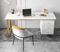 Bureau nordique en marbre bureau d'ordinateur bureau simple bureau d'étude à domicile avec tiroir